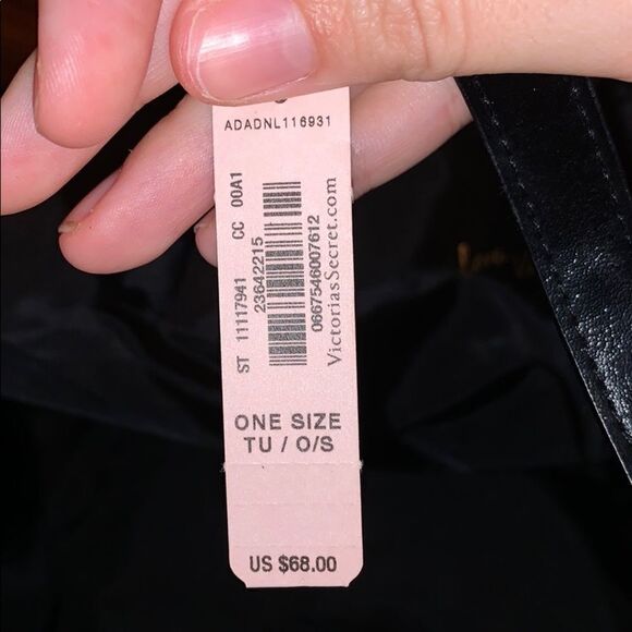 Victoria's Secret NWT Striped Sequence Tote Bag - Picture 5 of 6